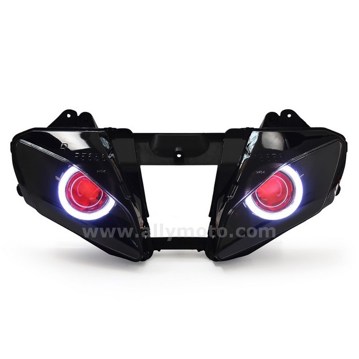 009 Headlight Yamha R6 2006 2007 Hid Kit Frontlamp Lightings Red Angel Halo Eye 009 Headlight Yamha R6 2006 2007 Hid Kit Frontlamp Lightings Red Angel Halo Eye